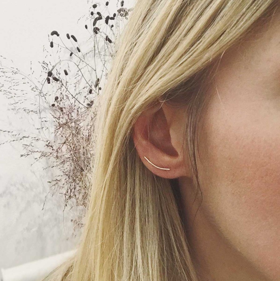 Ear Cuffs APRICOT room | Earclimber - 'Bow'