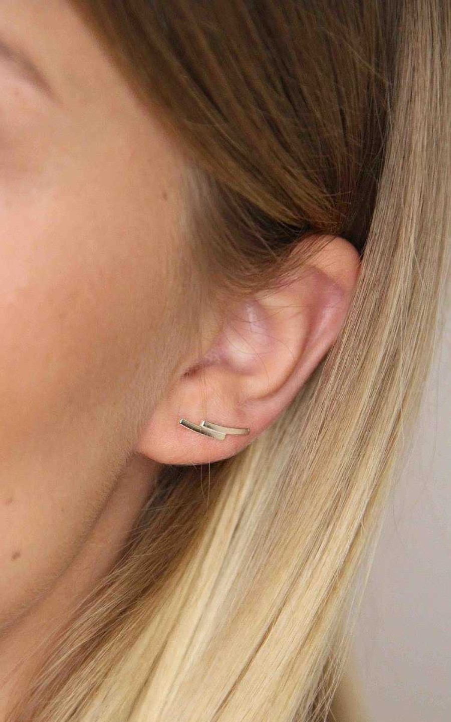 Ear Cuffs APRICOT room | Earclimber - 'Double'