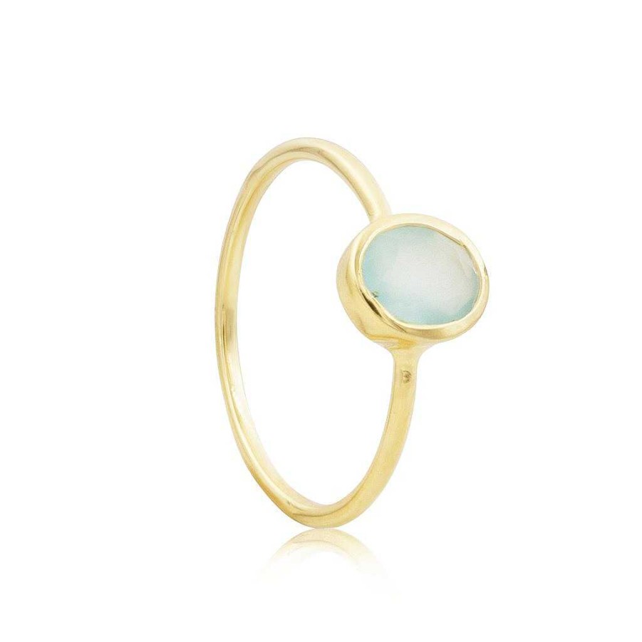 Ringe APRICOT room | Ring - 'Aqua Chalcedon'