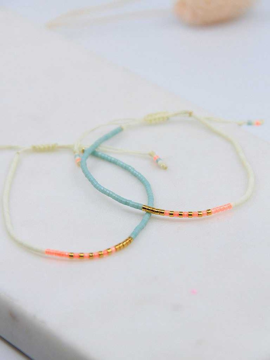 Armb Nder APRICOT room | Armband 'Beads' Sunrise